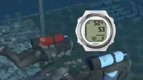 Suunto - D4i dive computer - A typical dive
