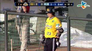 20130526 CPBL 象V.S猿 -1局上 黃欽智滿壘危機