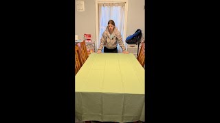 Laolitou Slubby Textured Table Cloth Square Heavy Duty Tablecloth Waterproof Spillproof Wrinkle Free