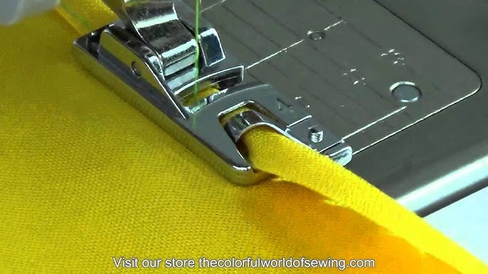 HOW TO USE A ROLLED HEM FOOT  Beginner sewing tutorial 