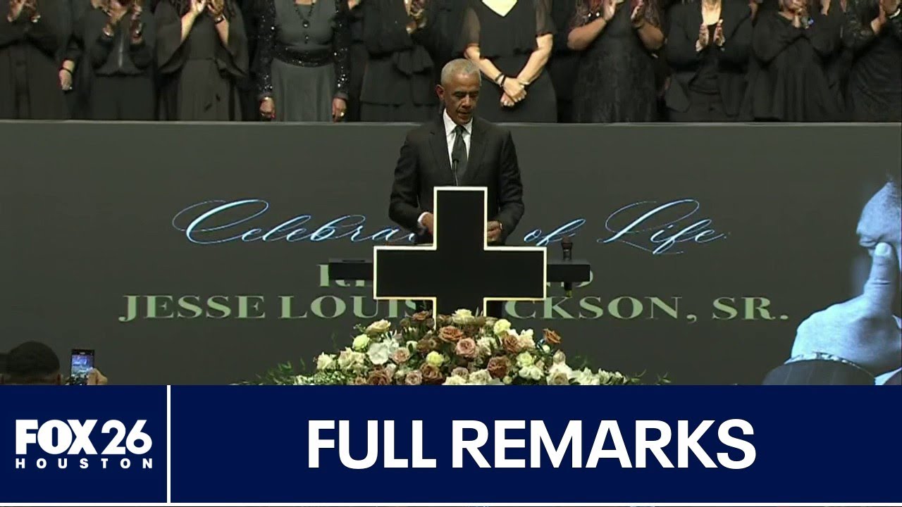 Obama full remarks at Rev. Jesse Jackson's funeral