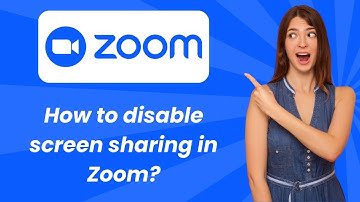 How to disable screen sharing in Zoom ? - Step by Step