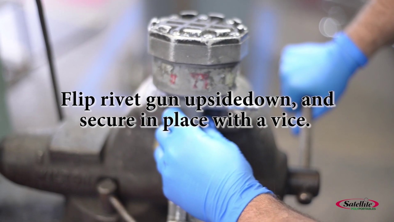 PRG 510 Pneumatic Rivet Gun Piston Rod Repair - YouTube