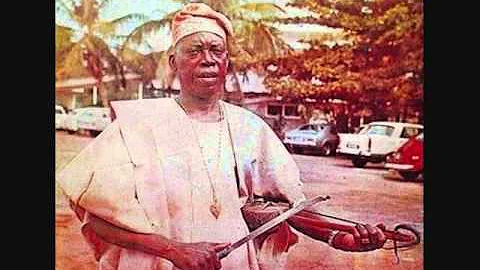 LEFTY SALAMI In The '50s - Late Oba Adeniji-Adele of Lagos.