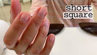 How to Shape Natural Nails - Square & Short