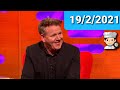 Graham Norton Show 19/2/2021 Gordon Ramsay, Rosamund Pike, Judi Love, Hugh Bonneville, Gareth Thomas