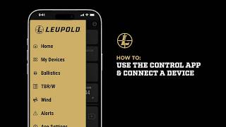 استخدام تطبيق Leupold Control وتوصيل جهاز screenshot 2