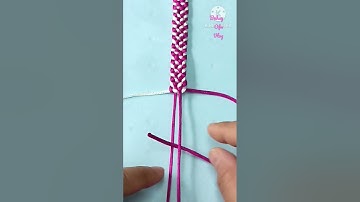 Simple Friendship Bracelet Design/Macrame Bracelet #shortvideotutorial 41