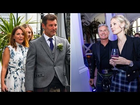 Video Geri and Christian Horner arrive for David Coulthard's wedding to Swedish model 20 years his junior