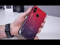 Стеклянный градиентный чехол Colorful для Xiaomi Mi 8