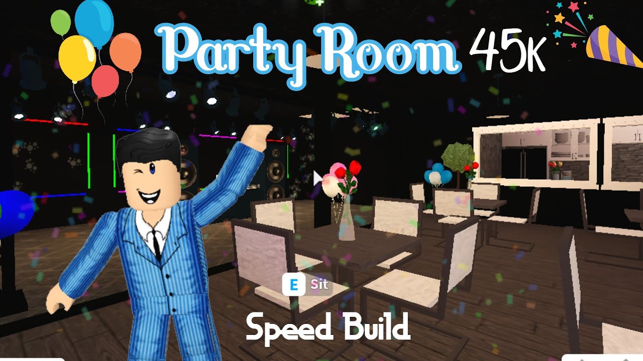 Welcome To Bloxburg Party Room Speed Build Youtube | Images and Photos ...