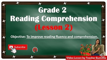 GRADE 2 READING COMPREHENSION PASSAGES LESSON 2 #grade 2 reading #how to read #comprehension