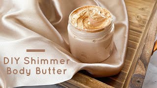 How to Make Shimmer Body Butter