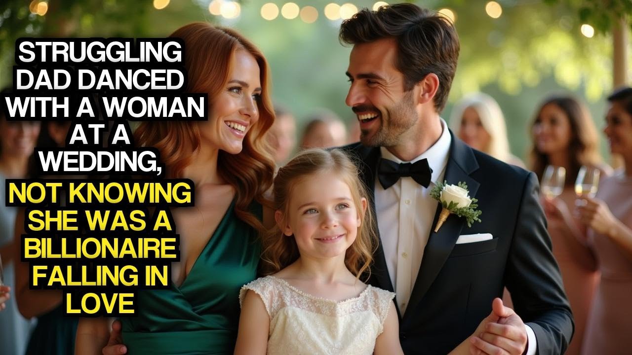 Struggling Dad Danced With A Woman At A Wedding, Not Knowing She Was A Billionaire Falling In Love
