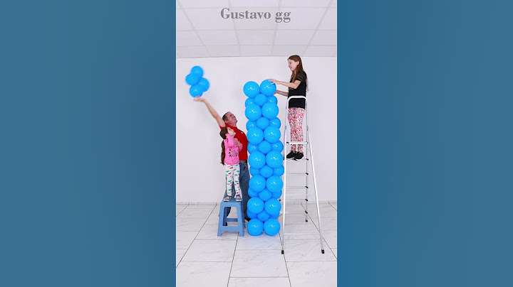 CARA MEMBUAT GAPURA BALON 🎈 Dekorasi ulang tahun sederhana ✨ Gustavo GG