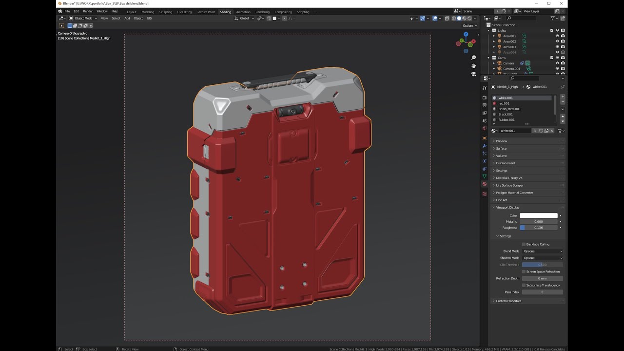 how-to-change-material-color-in-solid-mode-blender-youtube