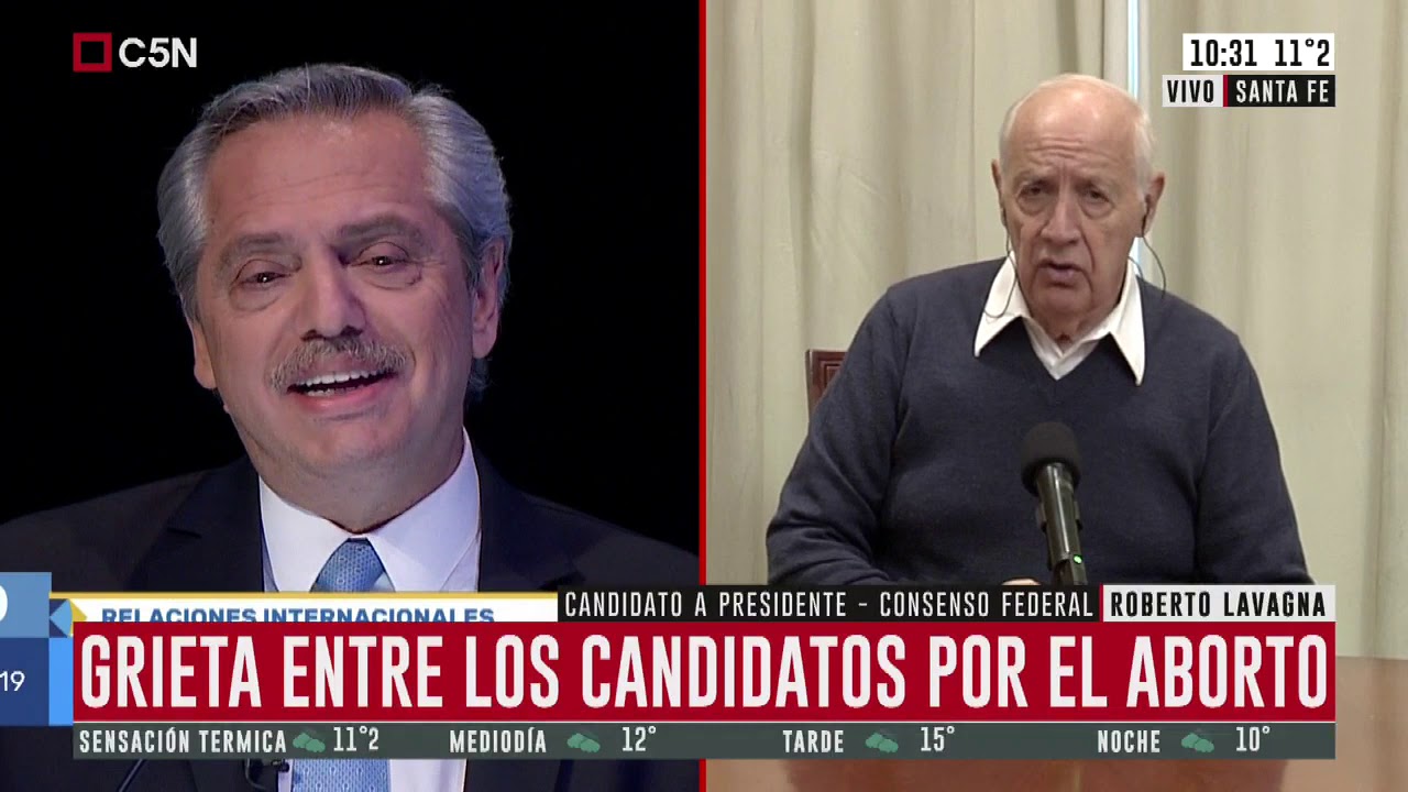 Primer Debate Presidencial: Habla Roberto Lavagna