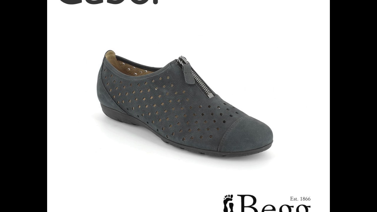 Gabor Gibson 44.164.16 Navy nubuck comfort shoes