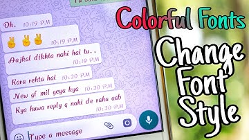 [NO Root] How to Change color Font Style in Any Android Device | By TubeTech