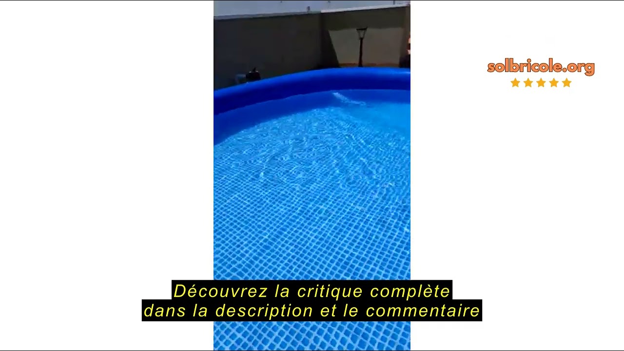 Avis sur la INTEX Easy Set, Piscine avec Pompe de Filtration 396 x 84 cm