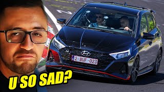 SAD or SATisfying? FULLY STOCK Hyundai i20 N! // Nürburgring