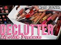 GETTING RID OF HALF MY LIPSTICK COLLECTION Lip Products Makeup Declutter 2020