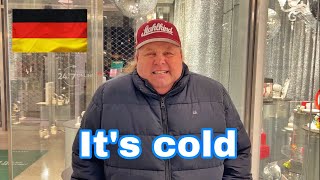 its cold in duesseldorf germany at Christmasmarket 2022