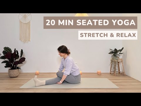 LIVE 20 MIN SEATED YOGA || Gentle Full Body Stretch for Relaxation & Flexibility – easy on hands 🫶
