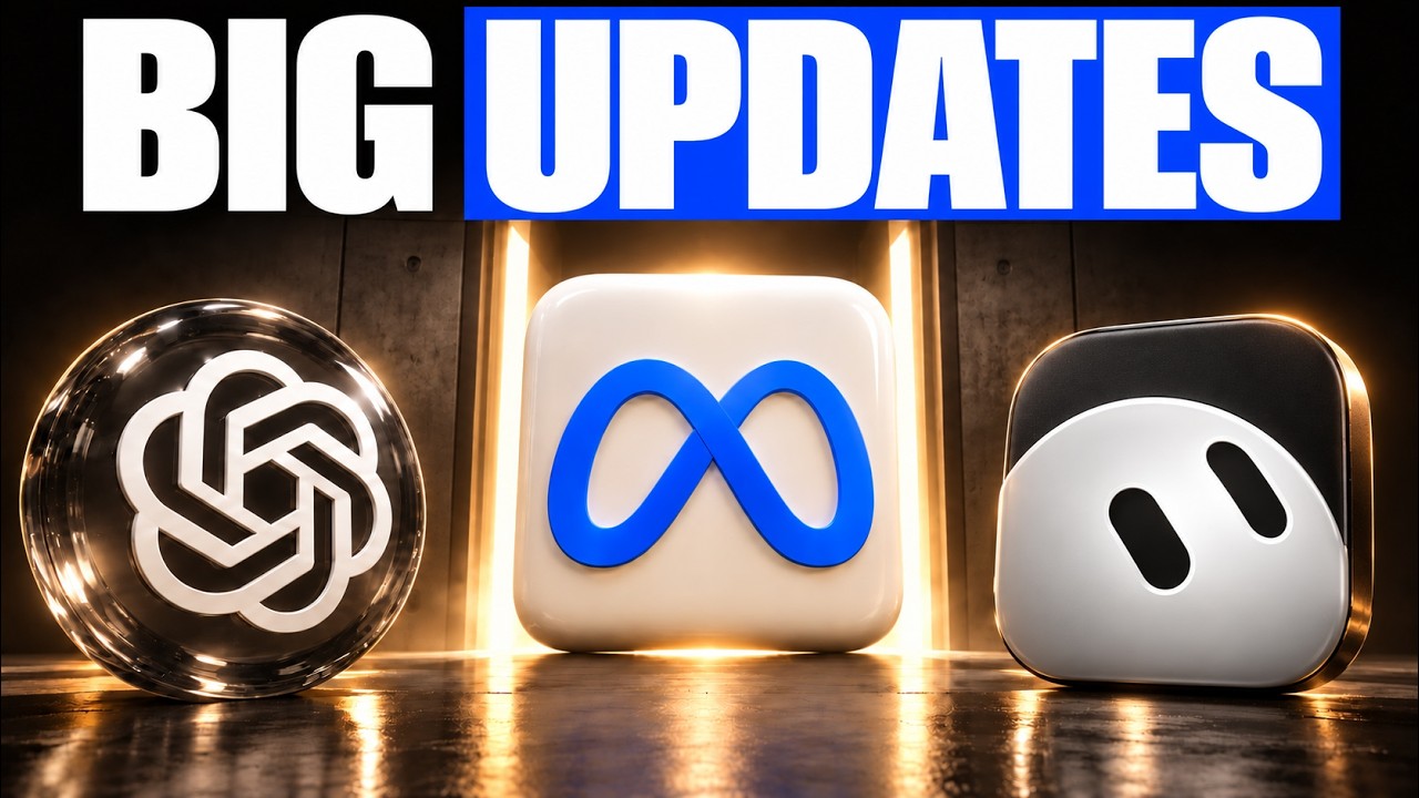 AI News: Big ChatGPT & Grok Bot Updates, Meta Muse Is Here