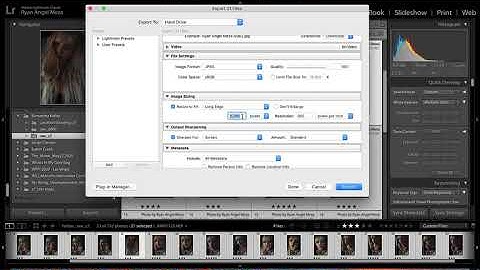 Export for Web (Lightroom) Ryan Angel Meza