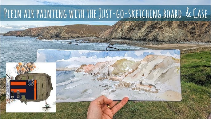 How I Made My Plein Air Setup — Seamless Expression  Plein air easel,  Plein air watercolor, Plein air paintings