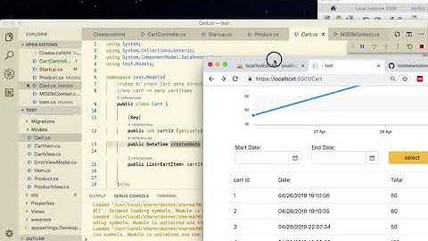 ASP .NET Core 2.2: Shopping cart part3