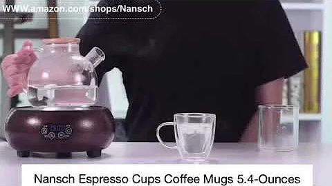 Espresso Cups Coffee Mugs shot glasses 5.4-Ounces
