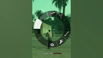 GTA San Andreas Definitive Edition NEW Weapon Wheel Hold L1 