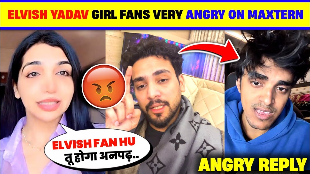 AURA🔥Elvish Yadav Fan Girl GST INSPECTOR Angry on Maxtern😡 l Elvish Yadav Support archit