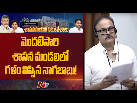 Nagababu First Speech in AP Legislative Council | NTV Telugu - NTVTELUGU