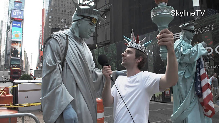 Freiheitsstatue strippt für Adam Wolke! (aus Folge 1 von SkylineTV)