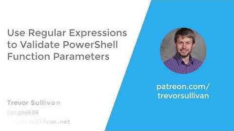 Use Regular Expressions to Validate PowerShell Function Parameters