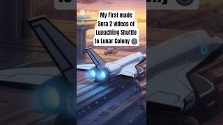 My First Made Sora 2 the Lunach to Lunar Colony #sora2 #soraai #sora #aivideo #nasa #space #moon