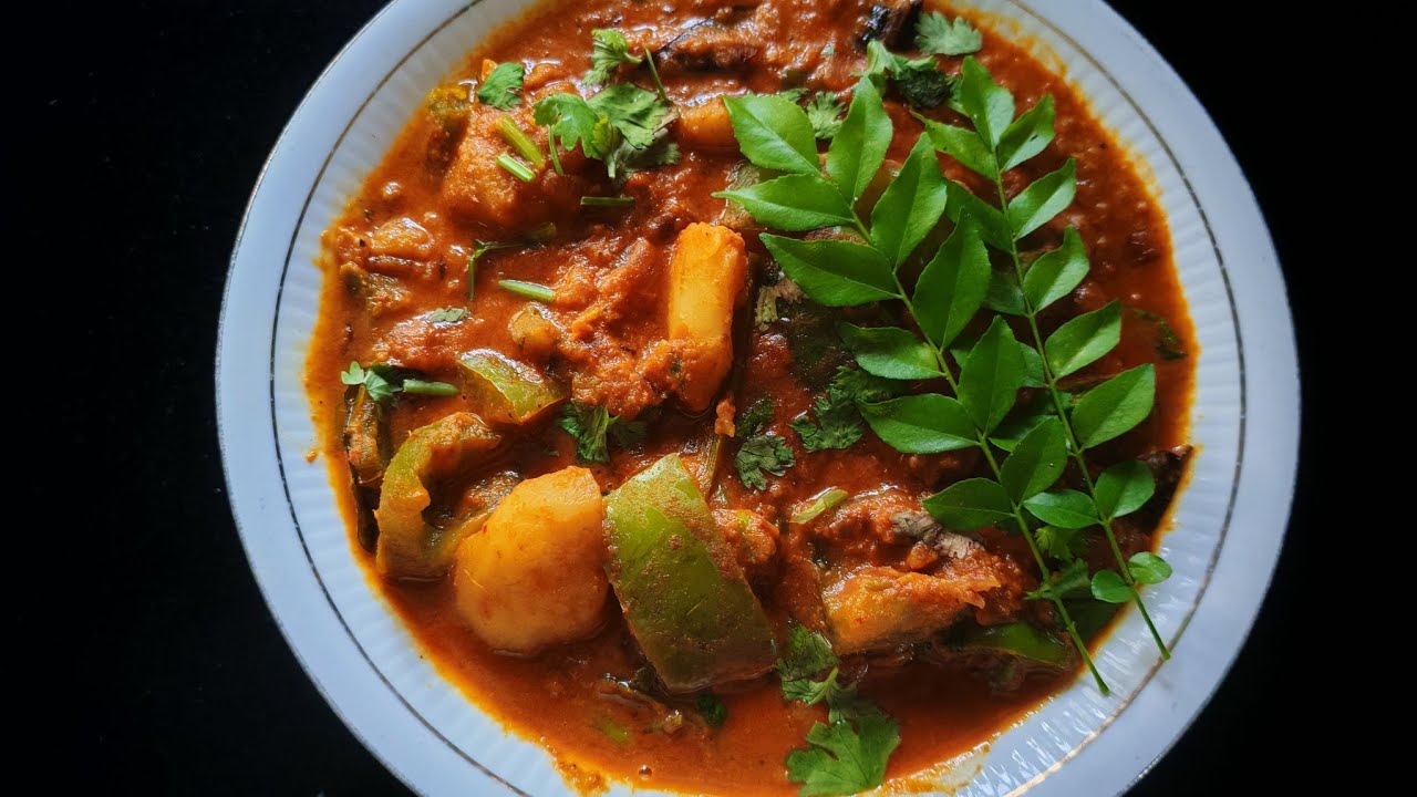 നാവിൽ വെള്ളമൂറും ടേസ്റ്റി മസാലകറി 🥰TastyCapsicum/Potato masalacurry🥰👍