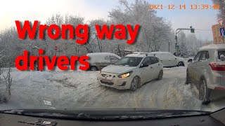 Wrong way drivers