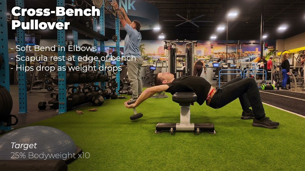 Cross Bench Pull Over