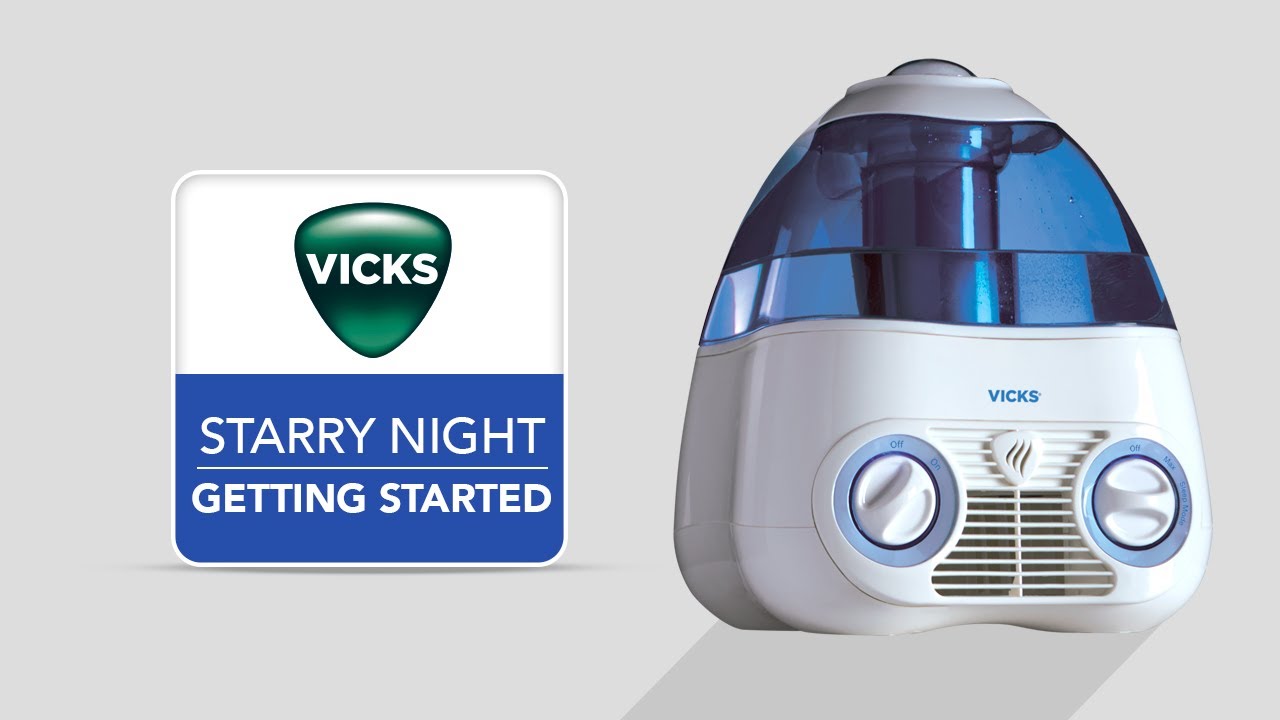 Vicks Starry Night Cool Mist Humidifier V3700 - Getting Started - YouTube