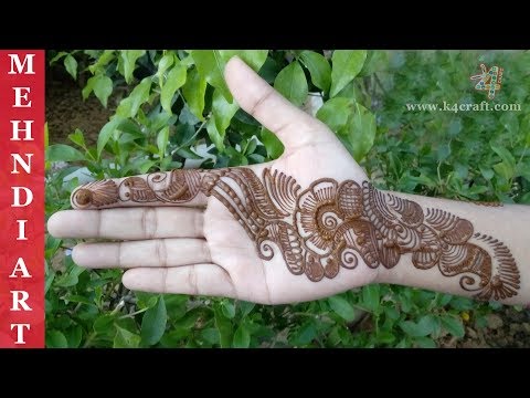 Arabic Mehndi Design for Hand - Raksha Bandhan Special 2017