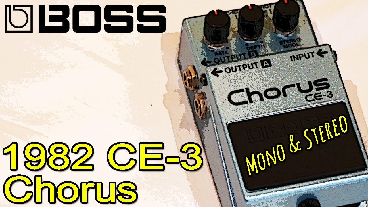 The Vintage Boss CE3   Review and Demo   YouTube