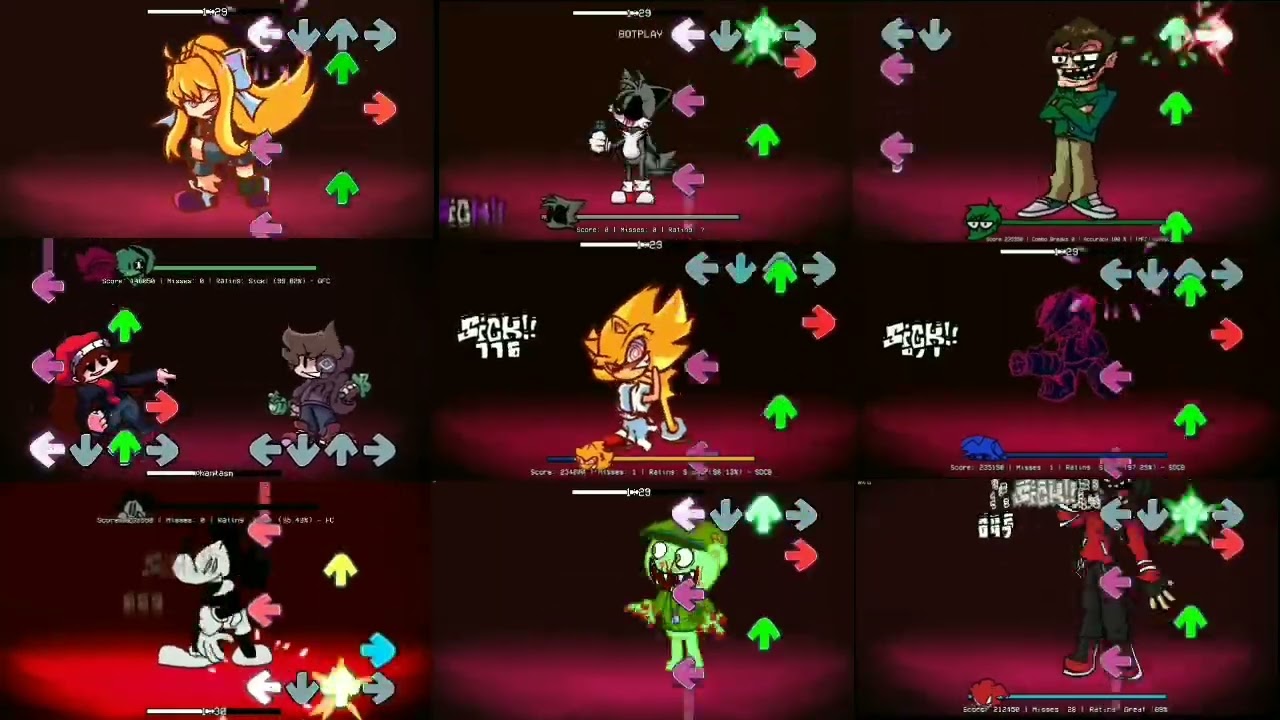 (FNF) Phantasm but its A Mashup Of 9 Versions.