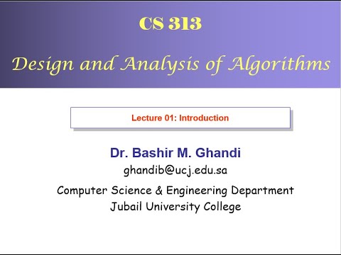 Lecture 01: Introduction Part #1 - YouTube