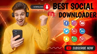 BEST SOCIAL DOWNLOADER | OF 2023 #ALLINONEDOWNLOADER @90Creators screenshot 4
