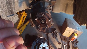 Toyota Matrix, Corolla, Front Wheel Bearing and Steering Knuckle replacement. How to replace. DYI.