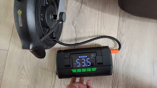 使用Philo Stp70為電動滑板車輪胎打氣